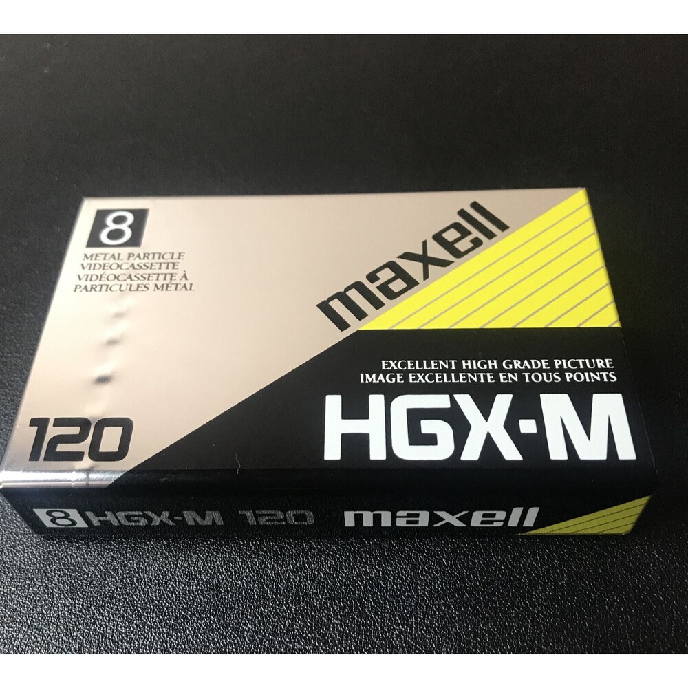 Maxell 8MM Blank Video Camcorder Tape HGX-M High Grade 120 Minutes ~Unopened~